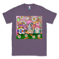 Lavender easter gnome Classic Tee - CowhideDigitalArt