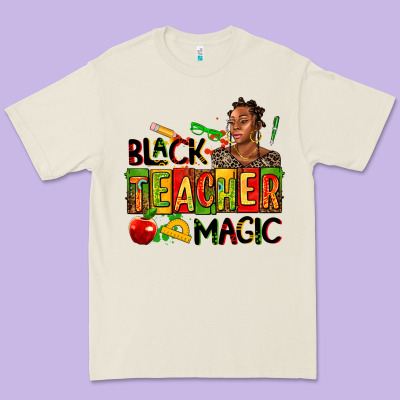 Black Teacher  Magic Premium Tee Designed By Adodesignshop