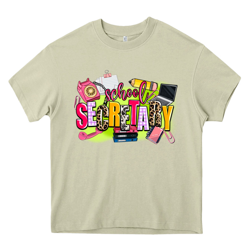 School Secretary Heavy Core Tee by AdoDesignShop | Teevron