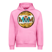Fuchsia Pink american football round earrings Urban Hoodie - BundleAndBundleShop
