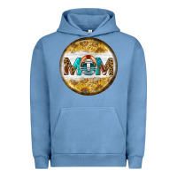 Pigment Pebble Blue american football round earrings Urban Hoodie - BundleAndBundleShop