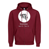 Scorpio Horoscope Zipper Hoodie | Teevron