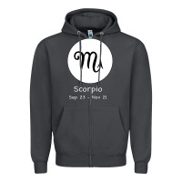 Smoke Scorpio Horoscope Zipper Hoodie - Bettercallsaul