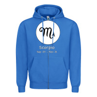 True Royal Scorpio Horoscope Zipper Hoodie - Bettercallsaul