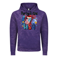 Cloud Purple party in the usa Vintage Hoodie - MaliasSmallBusiness