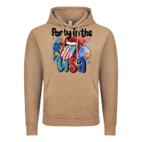 Vintage Coffee party in the usa Vintage Hoodie - MaliasSmallBusiness