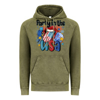 Vintage Olive party in the usa Vintage Hoodie - MaliasSmallBusiness