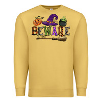 Antique Gold beware Premium Sweatshirt - CowGirlArtShop