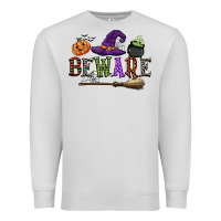 Dove Grey beware Premium Sweatshirt - CowGirlArtShop