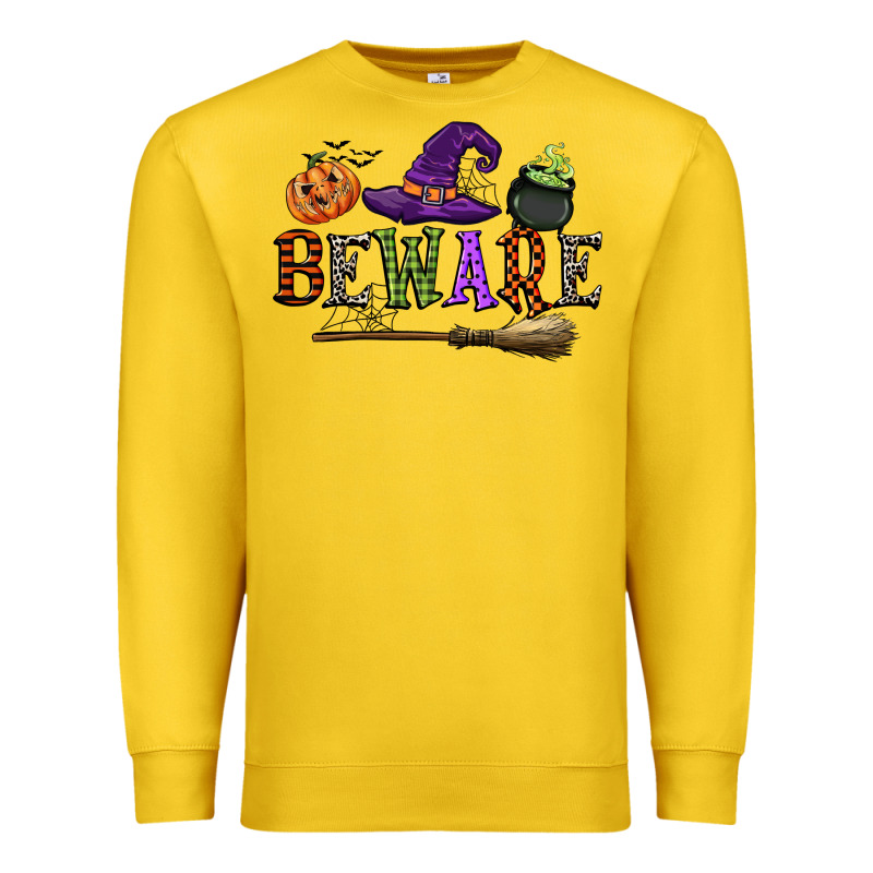 Beware Premium Sweatshirt by CowGirlArtShop | Teevron