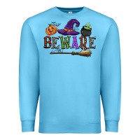 Ocean Blue beware Premium Sweatshirt - CowGirlArtShop