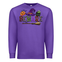 Purple beware Premium Sweatshirt - CowGirlArtShop