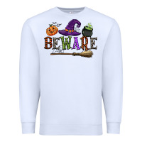 White beware Premium Sweatshirt - CowGirlArtShop