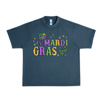 Midnight Navy it's mardi gras y'all Urban Heavy Tee - MaliasSmallBusiness