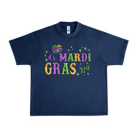 Navy it's mardi gras y'all Urban Heavy Tee - MaliasSmallBusiness