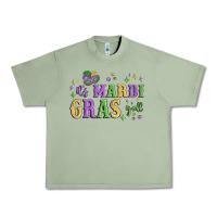 Oil Green it's mardi gras y'all Urban Heavy Tee - MaliasSmallBusiness