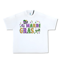 White it's mardi gras y'all Urban Heavy Tee - MaliasSmallBusiness