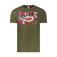 Vintage Olive call me valentine mallard duck Vintage Tee - MaliasSmallBusiness