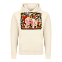 Vintage Artic christmas pigs Vintage Hoodie - Jasminsmagicworld