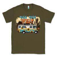 Army Green wild wild west Classic Tee - NancyCooperArtShop