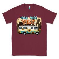 Burgundy wild wild west Classic Tee - NancyCooperArtShop