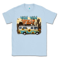 Dusty Blue wild wild west Classic Tee - NancyCooperArtShop