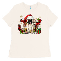 Bone christmas joy pug Ladies Tee - JahusDesignShop