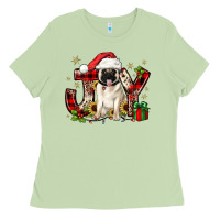 Matcha christmas joy pug Ladies Tee - JahusDesignShop