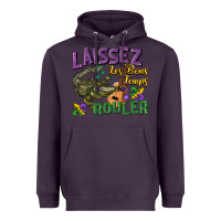 Plum laissez les bons temps rouler Heavyweight Hoodie - CowGirlArtShop
