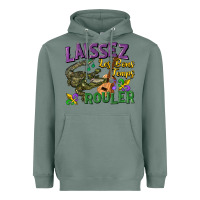 Sage laissez les bons temps rouler Heavyweight Hoodie - CowGirlArtShop