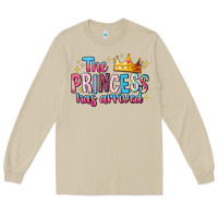 Mushroom The Princess Has Arrived Long Sleeve Tee - MaliasSmallBusiness