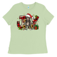 Matcha Christmas joy pitbull Ladies Tee - JahusDesignShop