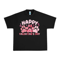 Black happy valentine's day Urban Heavy Tee - MaliasSmallBusiness