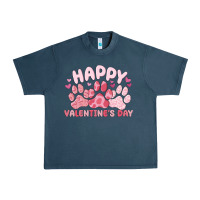 Midnight Navy happy valentine's day Urban Heavy Tee - MaliasSmallBusiness