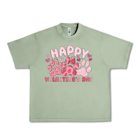 Oil Green happy valentine's day Urban Heavy Tee - MaliasSmallBusiness