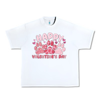 White happy valentine's day Urban Heavy Tee - MaliasSmallBusiness