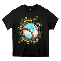Black baseball gemstone sunflower Heavy Core Tee - JahusDesignShop