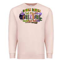 Pale Pink double double toil and trouble fire and burn cauld Premium Sweatshirt - CowGirlArtShop