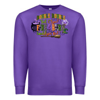 Purple double double toil and trouble fire and burn cauld Premium Sweatshirt - CowGirlArtShop