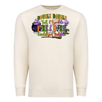 Sandshell double double toil and trouble fire and burn cauld Premium Sweatshirt - CowGirlArtShop