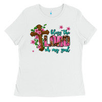 White bless the lord oh my soul Ladies Tee - AdoDesignShop