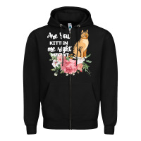 Black Cat Maine coon gift kidding kitten meow pussycat Zipper Hoodie - Bettercallsaul