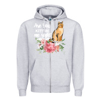 Heather Grey Cat Maine coon gift kidding kitten meow pussycat Zipper Hoodie - Bettercallsaul