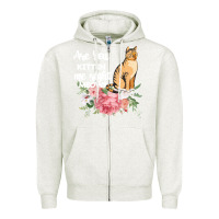 Oatmeal Heather Cat Maine coon gift kidding kitten meow pussycat Zipper Hoodie - Bettercallsaul