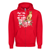 Red Cat Maine coon gift kidding kitten meow pussycat Zipper Hoodie - Bettercallsaul