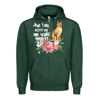 Sports Green Cat Maine coon gift kidding kitten meow pussycat Zipper Hoodie - Bettercallsaul