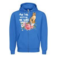 True Royal Cat Maine coon gift kidding kitten meow pussycat Zipper Hoodie - Bettercallsaul