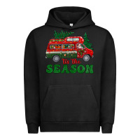Pigment Black christmas 'tis the season Urban Hoodie - BundleAndBundleShop
