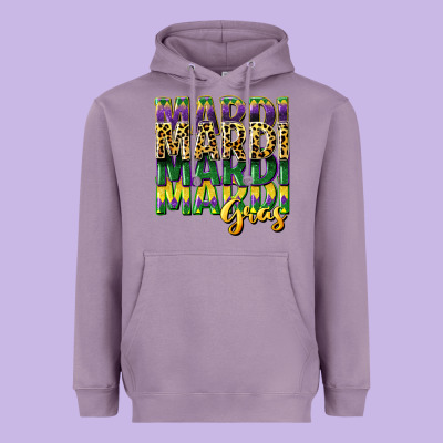 Mardi Gras Heavyweight Hoodie Designed By Cowgirlartshop