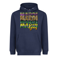 Navy mardi gras Heavyweight Hoodie - CowGirlArtShop